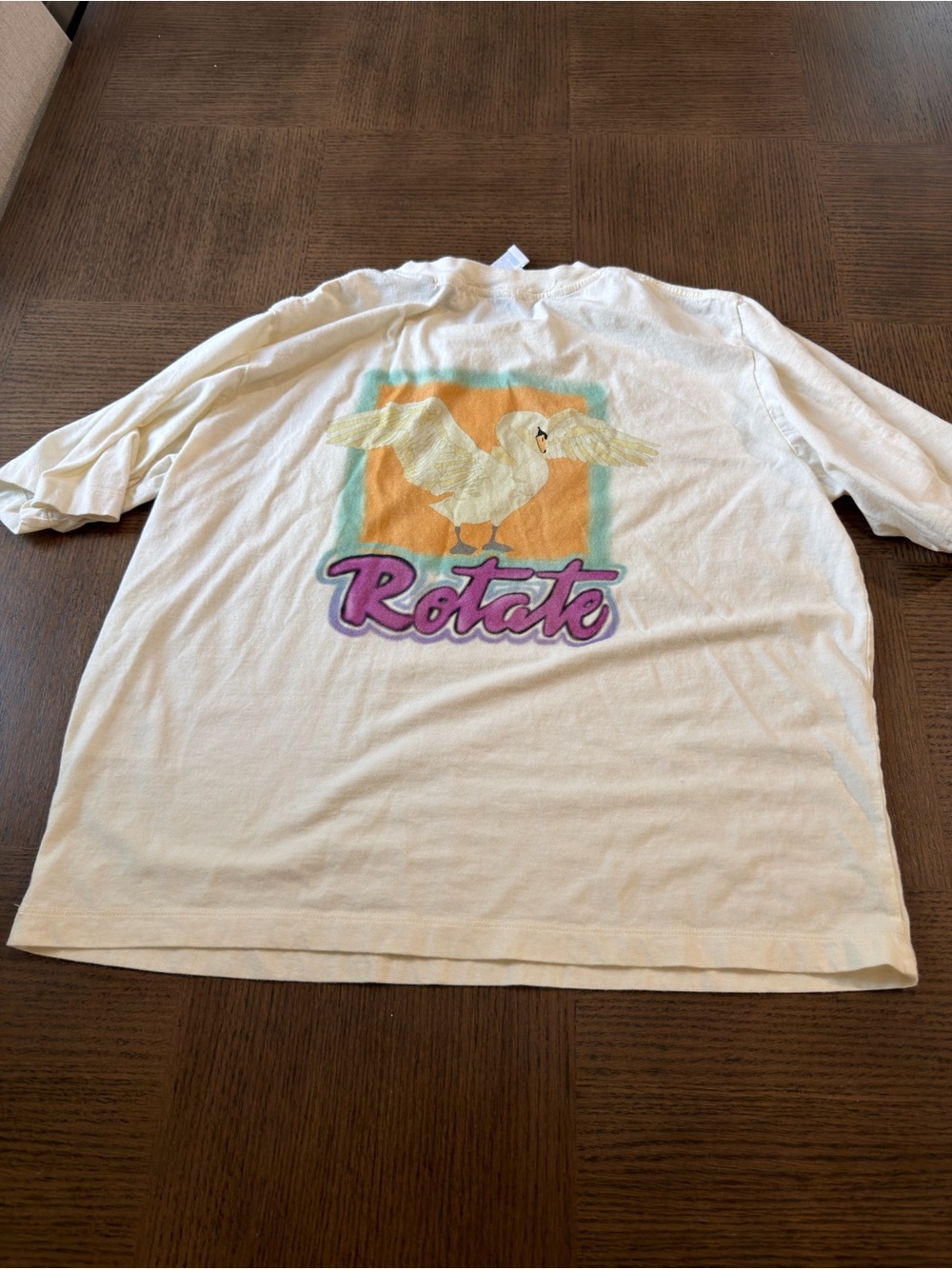ROTATE Sunday Graphic Oversized T-Shirt Size S